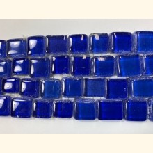 Soft Glas OPUS 1-1,5cm D-BLAU Bordüre 5x30 cm ~170g Y-932-66