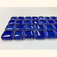 Soft Glas OPUS 1-1,5cm D-BLAU Bordüre 5x30 cm ~170g Y-932-66