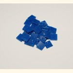 Glasmosaik Kronenblau 2x2 cm Vetrocolor 200g DM-A16a
