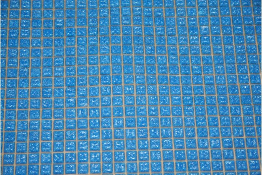 1x1 Glasmosaik AZURBLAU-azzurro, Netz: 30,5x30,5cm BS3