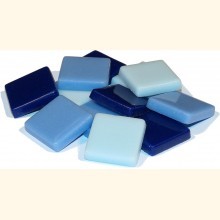 Fantasy Glasmosaik blau MIX 2x2 cm 200g FA29-20e
