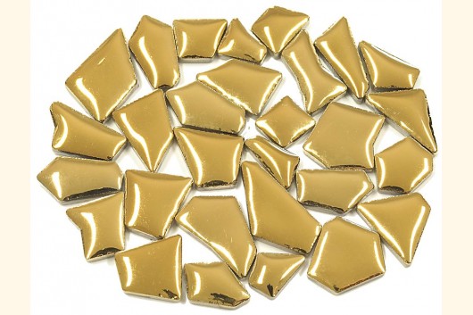 Flip-Keramik MINI gold deluxe 500g Mosaik FM61b