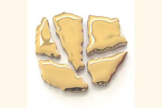 Flip-Keramik GOLD 750g Mosaiksteine F61b