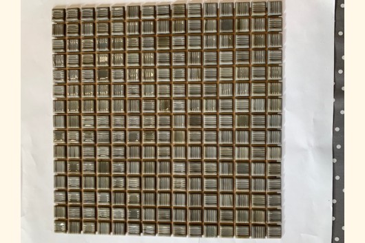 2x2 Mosaik Mosaik IRIDIUM DUNKELGRAU 32x32cm 225 Stk Y-iri-dgrau