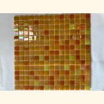 2x2 Mosaik IRIDIUM MIX GELB ORANGE 32x32cm Y-iri-gelbora