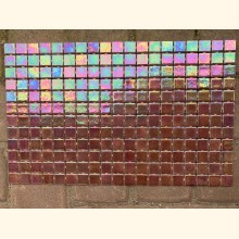 2,5x2,5 EZARRI Mosaik IRIDIUM LILA / ALTROSA 31x49,5cm X-Cobre