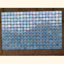 2,5x2,5 EZARRI Mosaik IRIDIUM HELLBLAU 31x49,5cm X-Azur