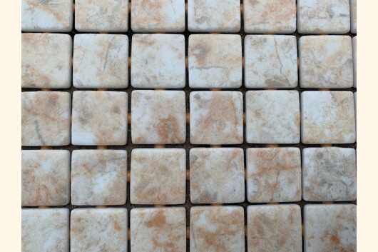 2,5x2,5 EZARRI Mosaik MATT SAND BEIGE 31x49,5cm X-Sandstone