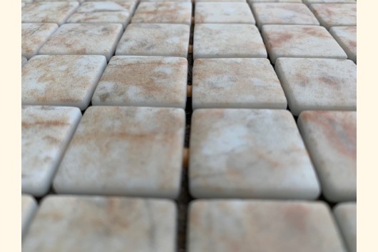2,5x2,5 EZARRI Mosaik MATT SAND BEIGE 31x49,5cm X-Sandstone