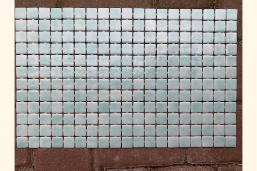2,5x2,5 EZARRI Mosaik GLÄNZEND Mintgrün 31x49,5cm 228 Stk X2529B