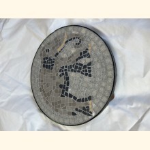 Mosaik Untersetzer Rund Durchmesser 20cm