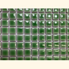 Keramik Mosaik 2,5x2,5cm GRÜN Netzverklebt 30x30cm ~1650g Y-K-gr