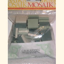 2x2 Ceraton grün-mix 50 Stk Mosaik C93a
