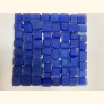 Glas Mosaik OPUS 1-1,5cm MATT D-BLAU Netz 10x10 ~110g Y-S-932-99