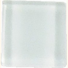 1x1 Soft Glas Glasmosaik WEIß 210 Stk Mosaiksteine S10-10e