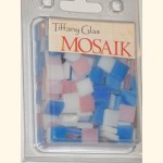 TIFFANY Glas Mosaik 1x1cm PASTELL-MIX T169-10e