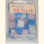 TIFFANY Glas Mosaik 1,5x1,5cm PASTELL-MIX T169-15e