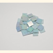 2x2 cm IRISIERND Eisblau Illusione Mosaiksteine 200g DM-WA13a