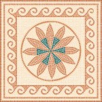Mosaik Vorlage MESSINA 60x 60cm incl. Kohlepapier V1315